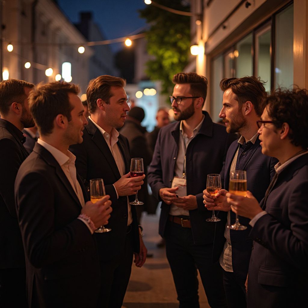 Networking event for industry professionals